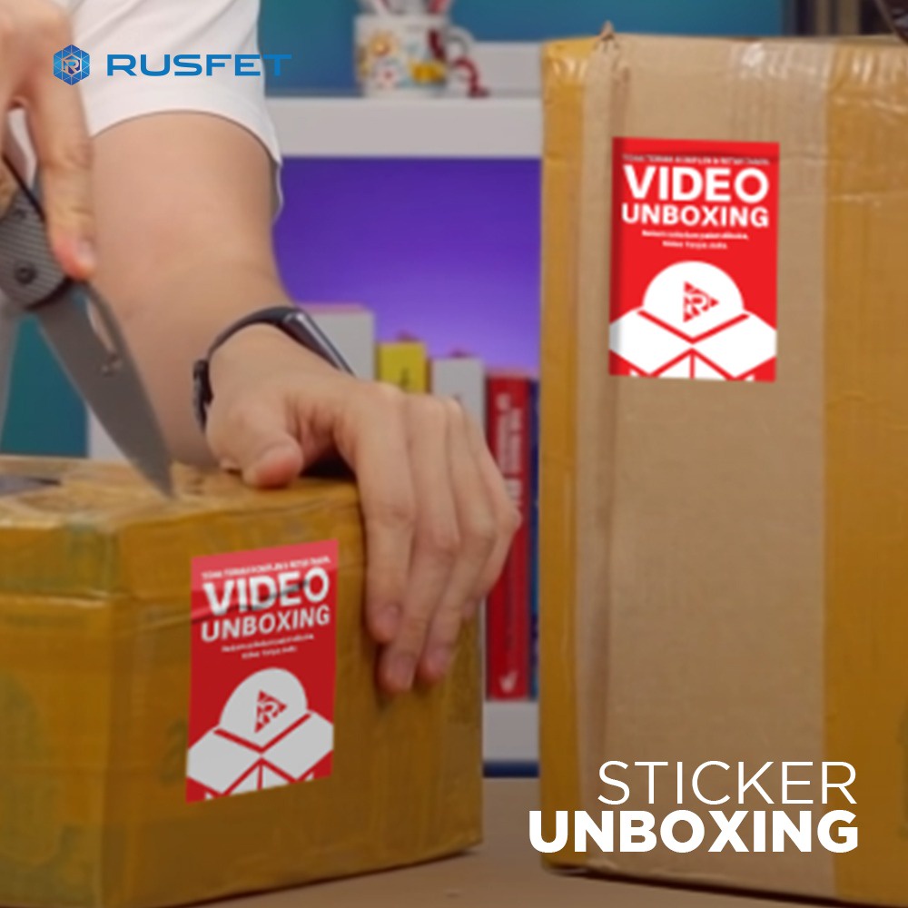Jual Stiker Video Unboxing/Label Video Unboxing/Sticker Unboxing ...