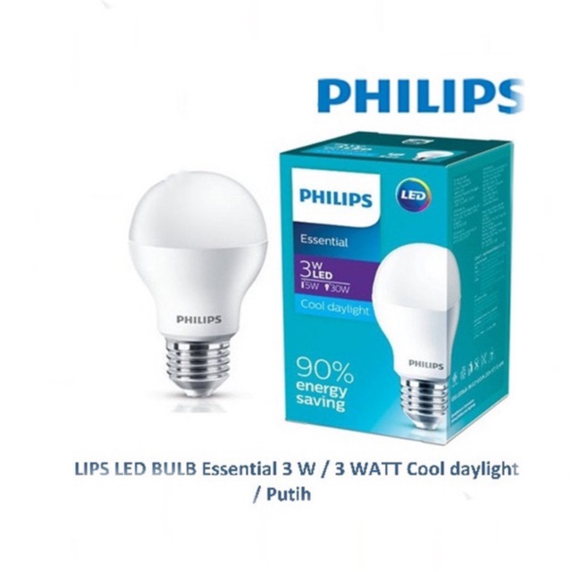 Jual Bola Lampu Philips Led Essential Watt Putih K Lampu Led