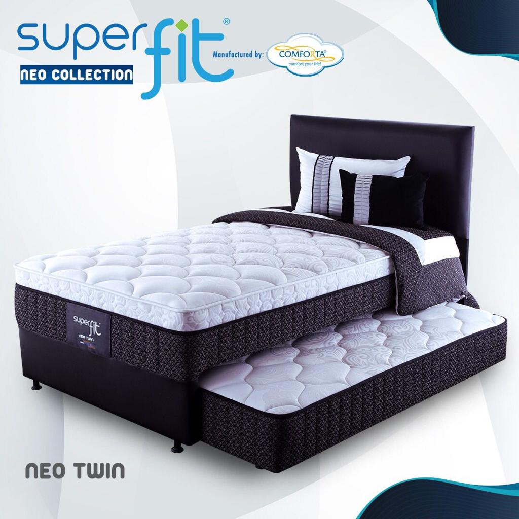 Jual Comforta Superfit Springbed Bed Sorong Neo Twin Full Set 100 / 120 ...