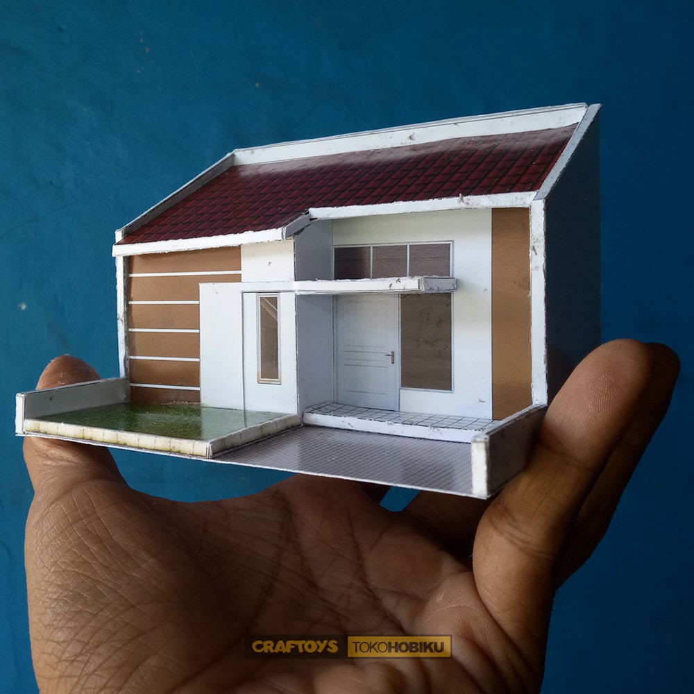 Jual DIORAMA DIECAST - MINIATUR RUMAH MODERN MINIMALIS | Shopee Indonesia