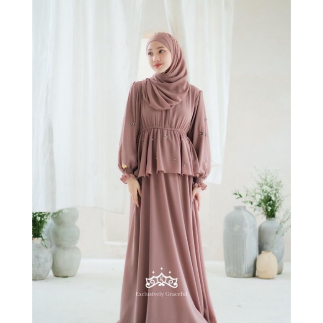 Jual !! READY !! ALEEZA DRESS ORIGINAL BY KAZAMI STORE | Shopee Indonesia