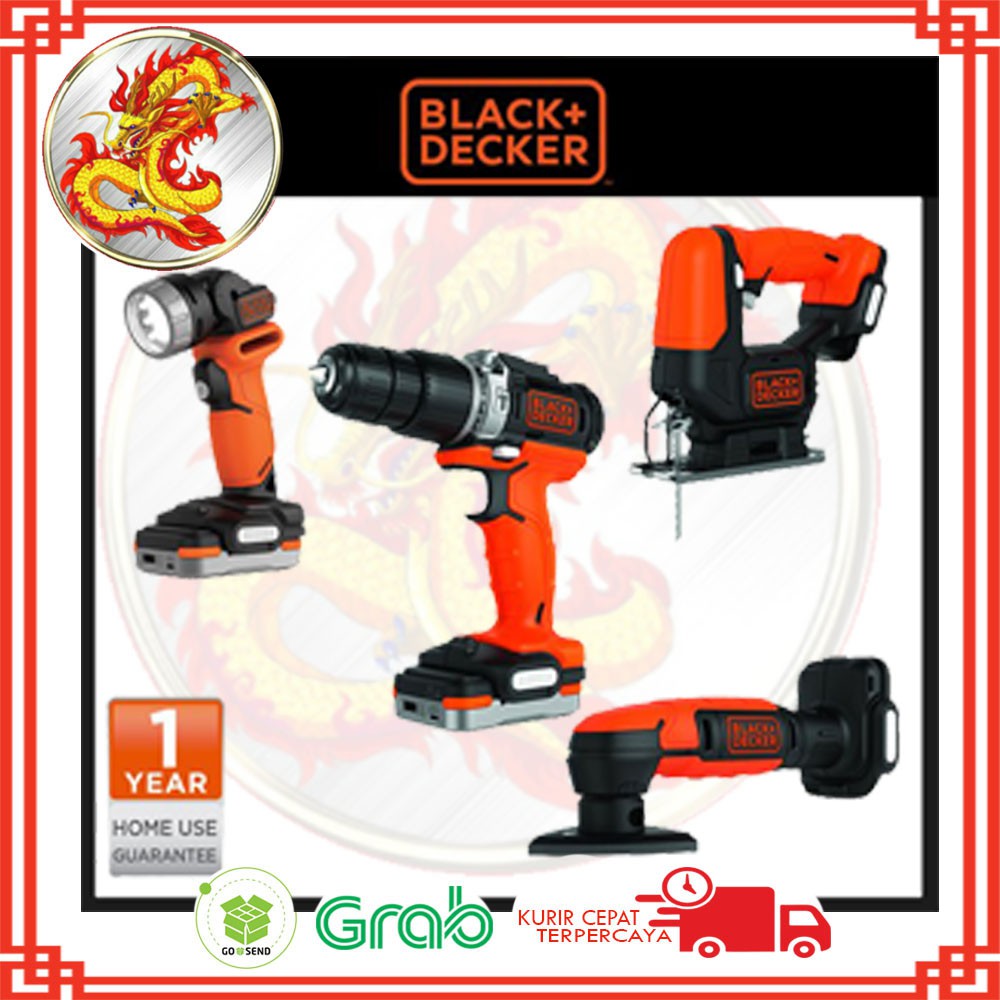 Jual PAKET GO PACK BLACK DECKER POWER TOOL KIT 4 COMBO KIT 12V