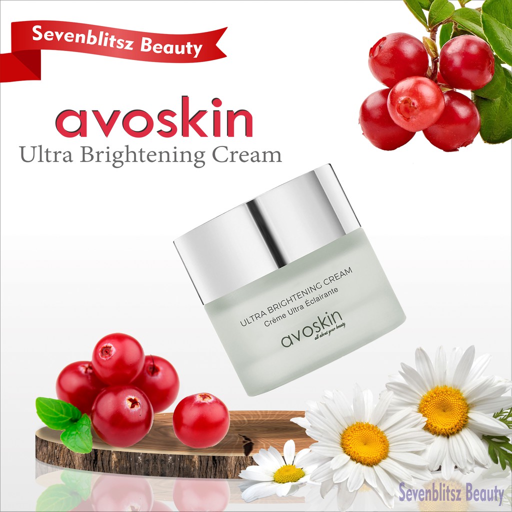 Jual Avoskin Ultra Brightening Cream Alpha Arbutin 3% + Actosome ...