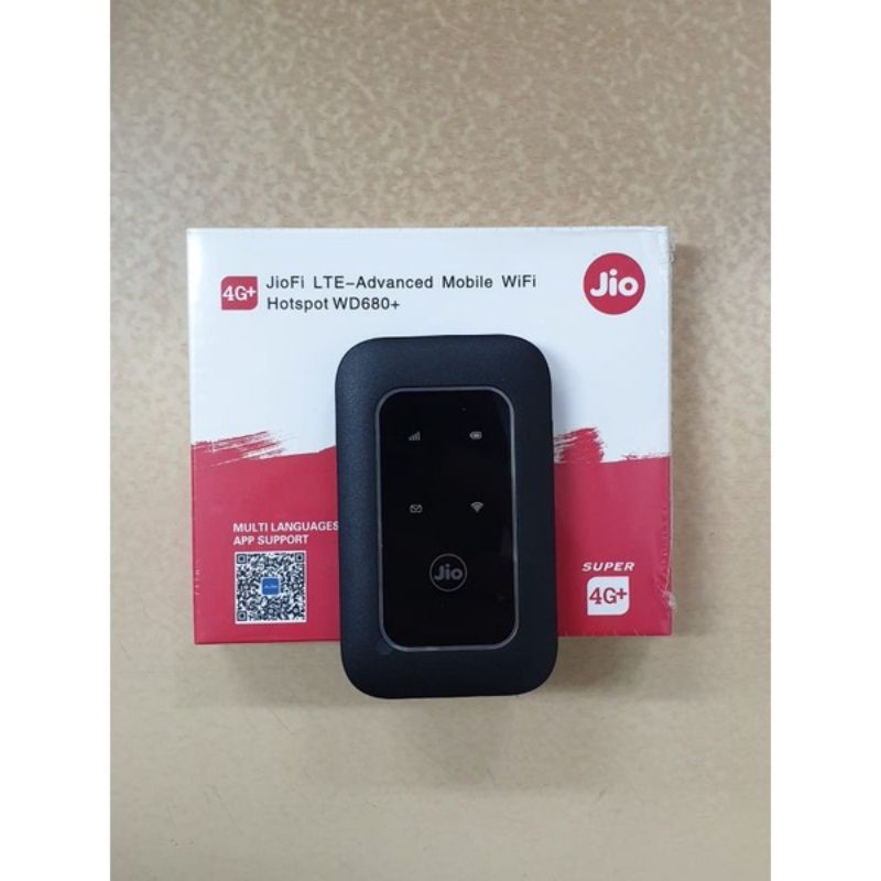 Jual modem jio 4G WD680 WiFi jioFI LTE advance mobile hotspot Shopee