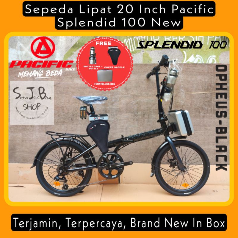Jual Sepeda Lipat Folding Bike 20 Inch PACIFIC SPLENDID 100 Steel 7 ...