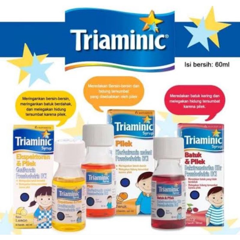 Jual Triaminic sirup 60 ml (Pilek, Ekspectoran dan Pilek, Batuk Pilek ...
