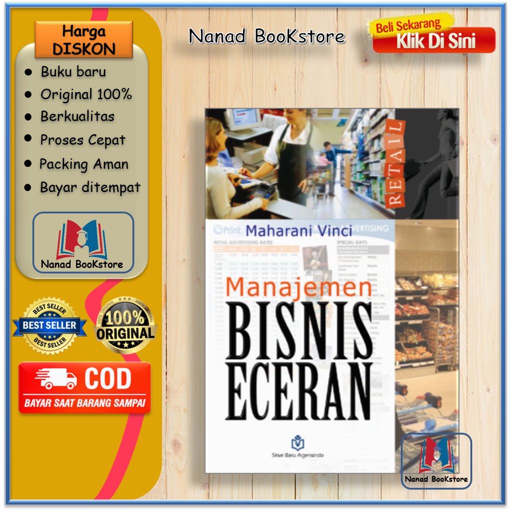 Jual Buku Manajemen Bisnis Eceran Oleh Maharani Vinci Sinar Baru Algensindo Shopee Indonesia