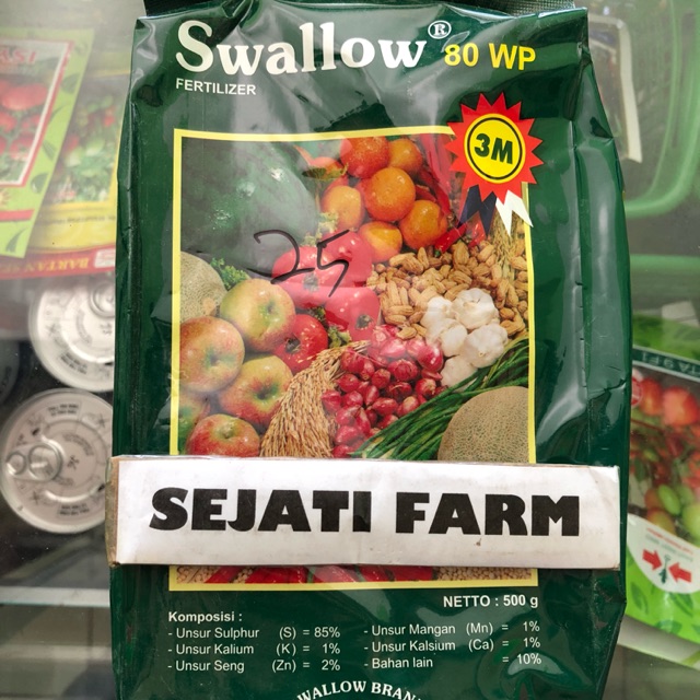 Jual Pupuk Fertilizer Swallow Wp Gram Shopee Indonesia