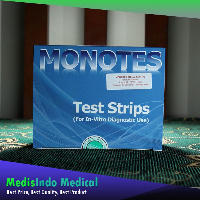 Jual MONOTES Alat Test HbsAg Strips Isi 50 | Alat Tes Hepatitis B ...