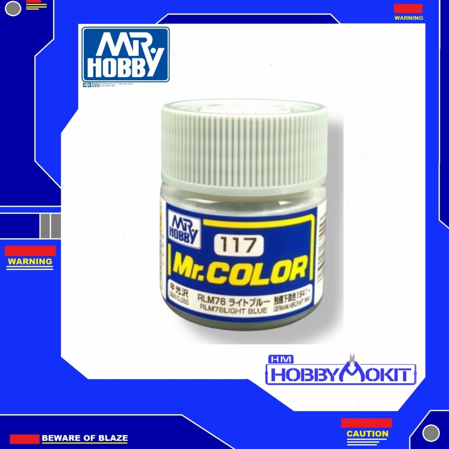 Jual C117 RLM76 LIGHT BLUE - MR HOBBY GSI CREOS - MR COLOR | Shopee ...