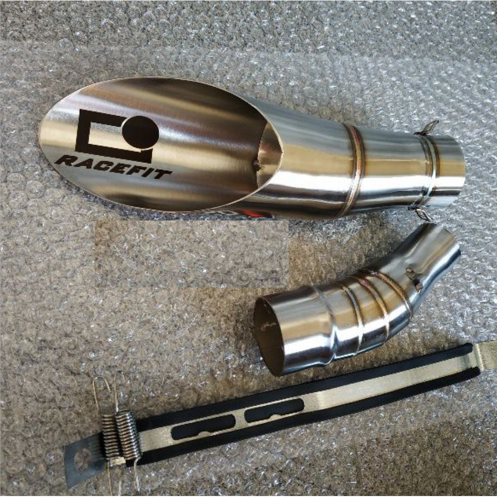 Jual Knalpot Racing RACEFIT SLIP ON NINJA 250 R FI MONO R25 MT25 CBR150 ...