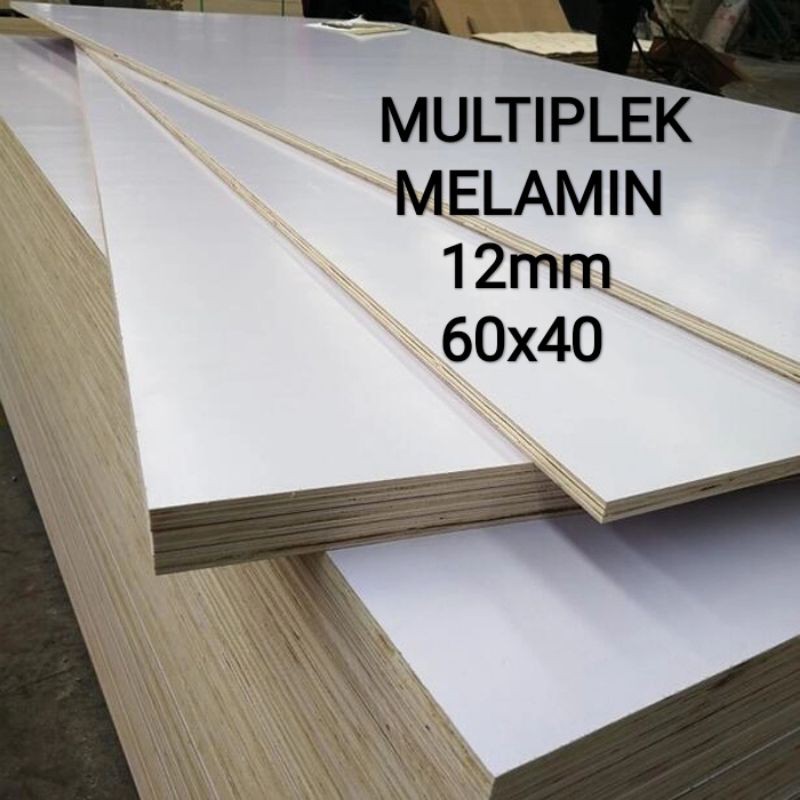 Jual Triplek Multiplek Melamin Putih 12mm 60x40cm Melaminto Plywood White Shopee Indonesia 8958