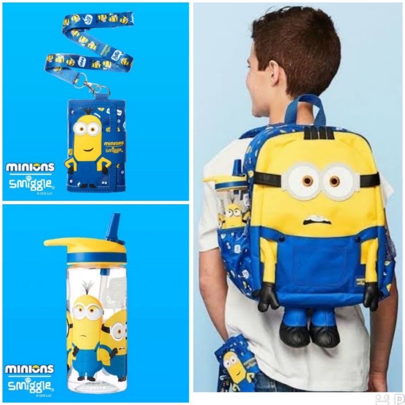 Minions Flip Top Water Bottle