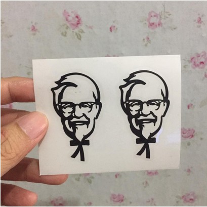 Jual Cutting Sticker KFC Colonel Sanders Stiker Motor Mobil Helm Laptop ...