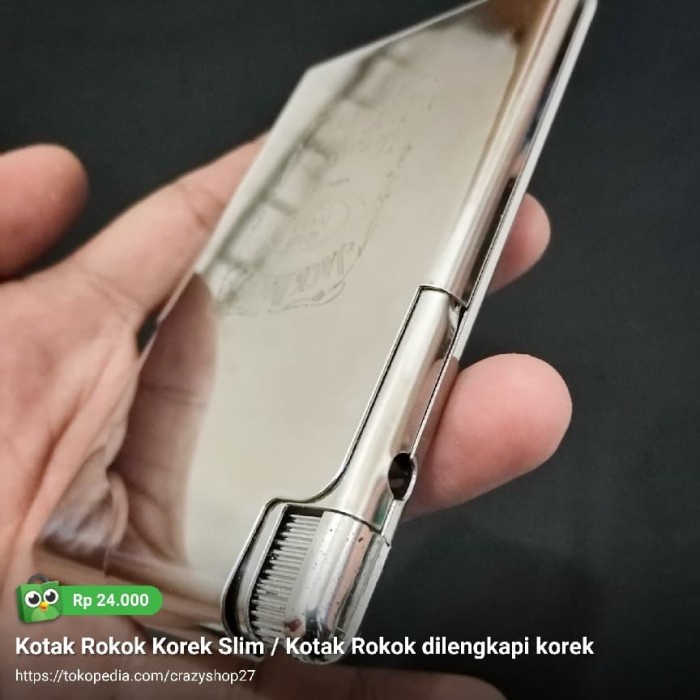 Jual Kotak Rokok Korek Slim / Kotak Rokok Dilengk4p! Korek | Shopee ...