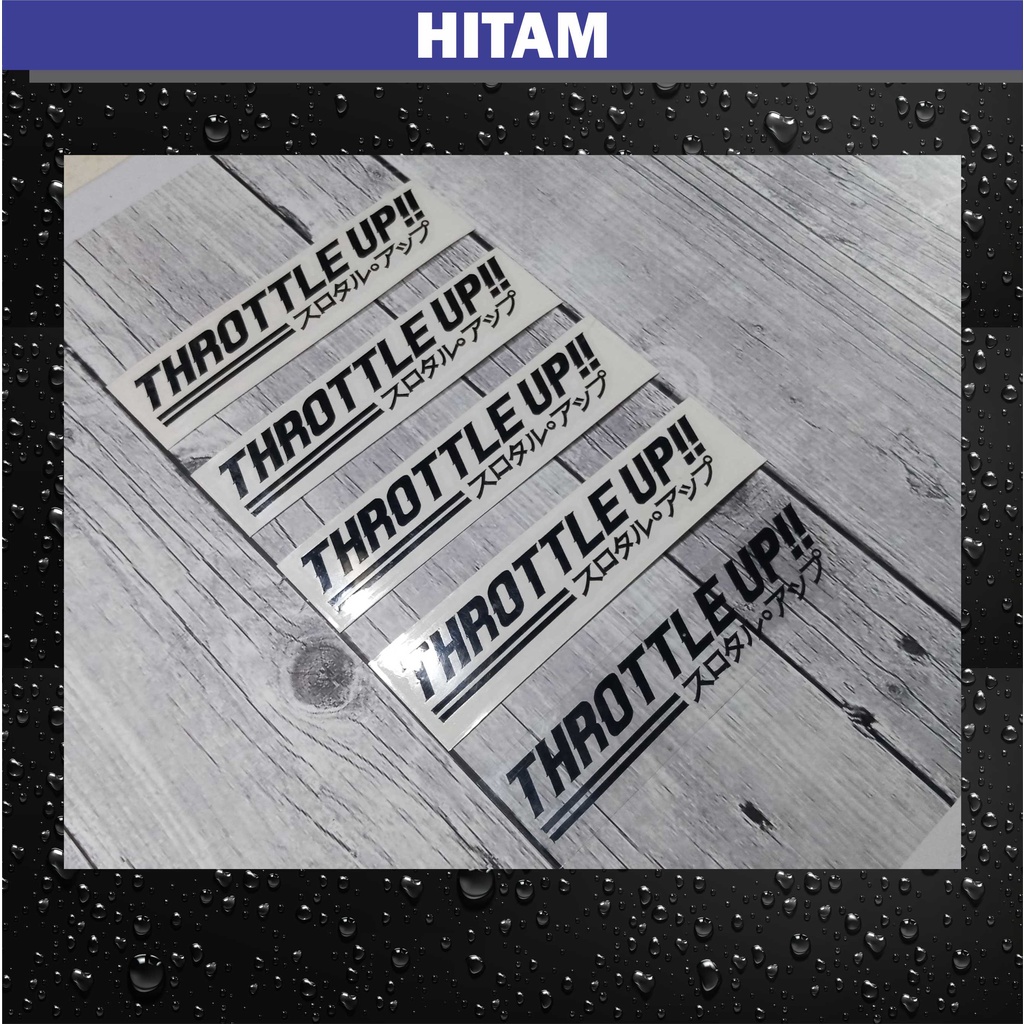 Jual STICKER THROTTLE UP CUTTING STIKER | Shopee Indonesia