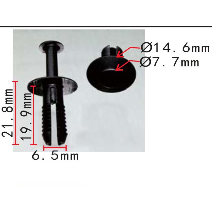 Jual Kancing Mobil Klip Cengkeh Bemper Bmw Bumper Rivet Bmw Smld ...