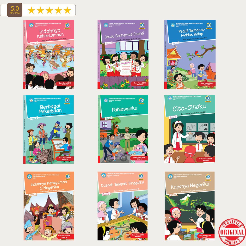 Jual BUKU TEMATIK KELAS 4 SD TEMA 1 2 3 4 5 6 7 8 9 PENDIDIKAN AGAMA ...