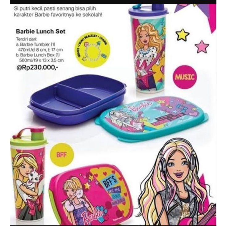 Barbie hotsell lunch tupperware