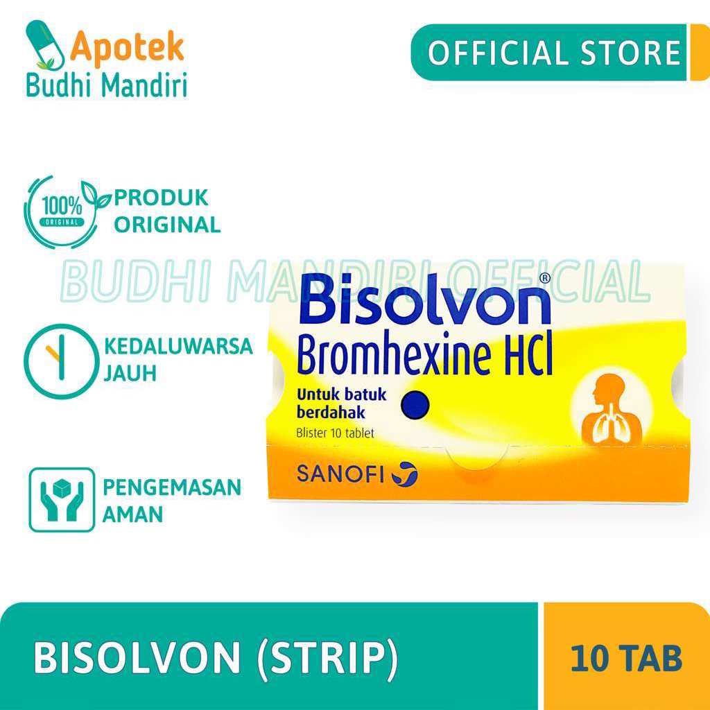 Jual Bisolvon Tablet (1 Strip) | Shopee Indonesia