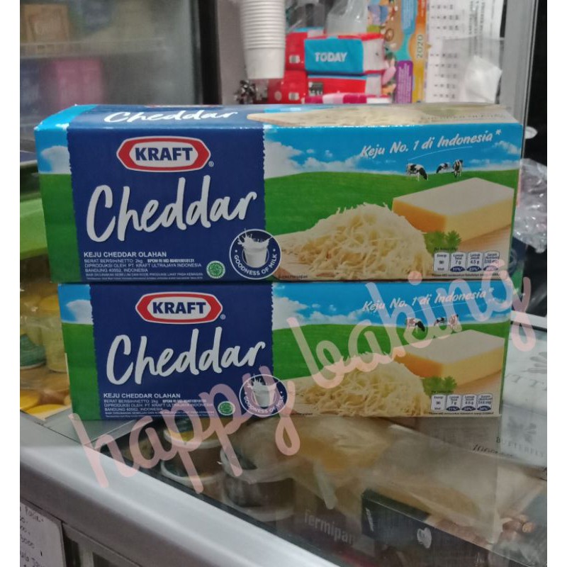 Jual KRAFT CHEDDAR 2KG | Shopee Indonesia