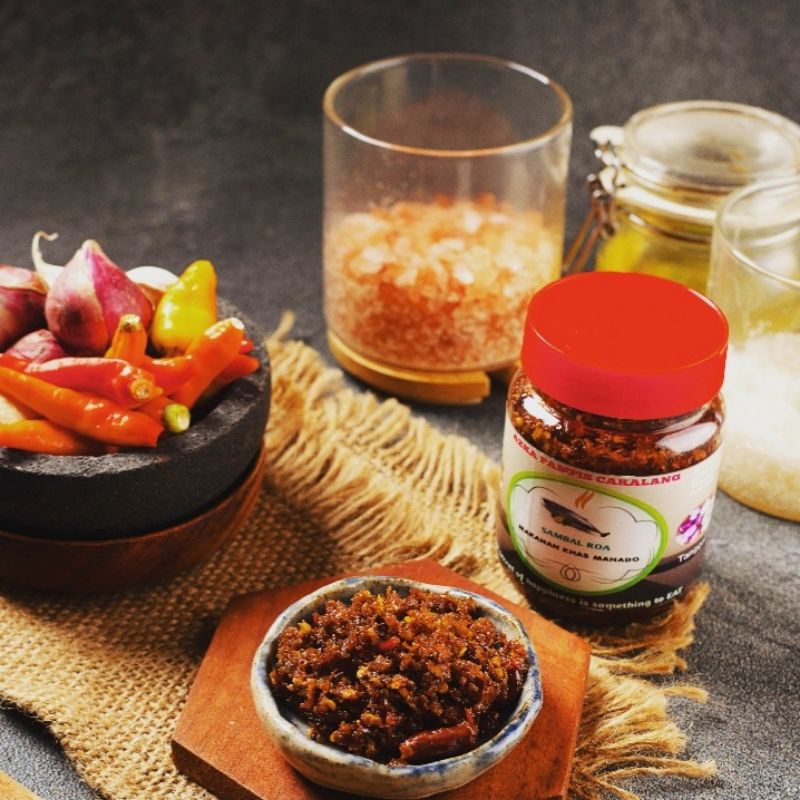 Jual SAMBAL ROA 1kg MAKANAN KHAS MANADO/SAMBAL PEDAS GURIH/IKAN ROA ...