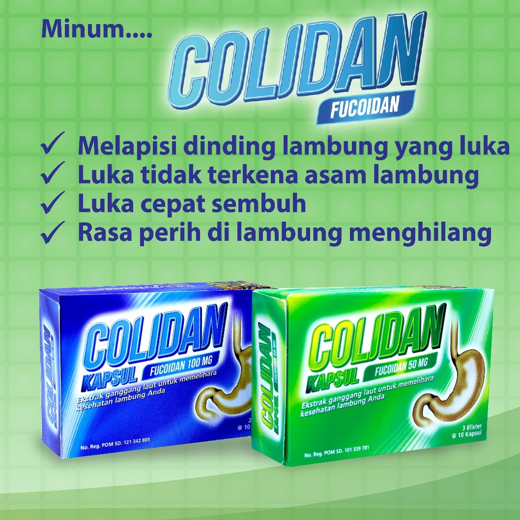 Jual Colidan Fucoidan 100 Mg Isi 10 Kapsul (Vitamin Lambung) / Maag ...