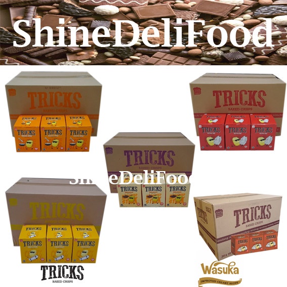 Jual SNACK TRICKS BAKED CRIPS - RASA ORIGINAL - 1 DUS 24 BOX @10 PCS ...