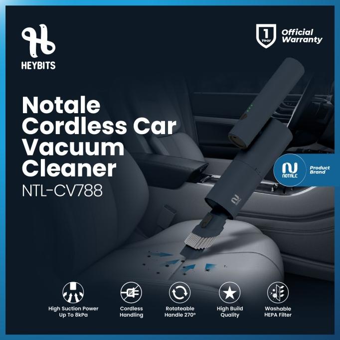 Jual Notale Portable Car Vacuum Cleaner Cordless Wireless 8000Pa alt