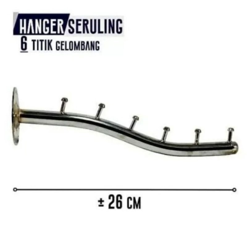 Jual Hanger Suling Tempel Tembok 6912 Titik Paku Gantungan Baju