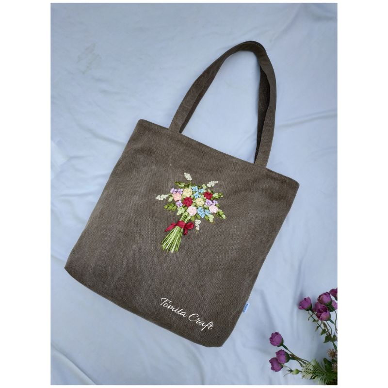 Tote bag sulam new arrivals