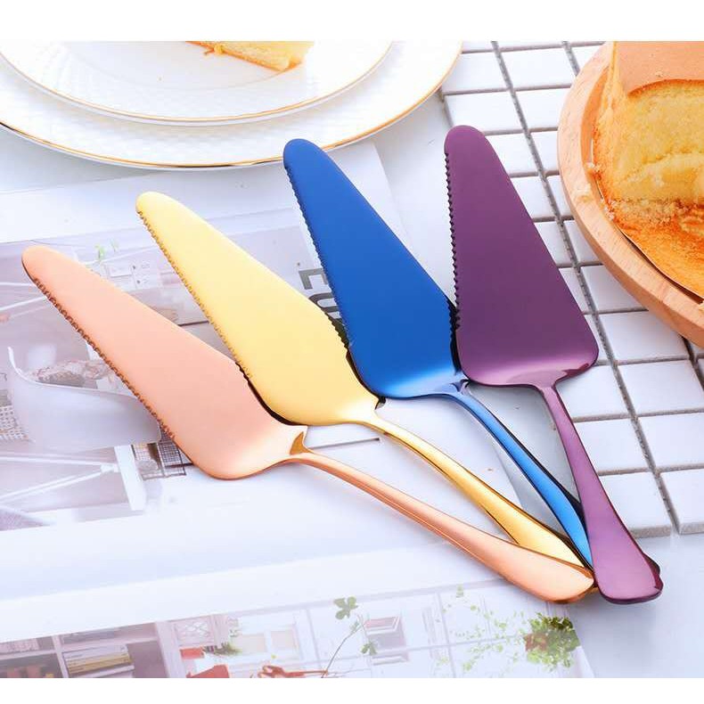 Wedding Cake Knife & Server Set - 304 Stainless Steel Cake Shovel & Spatula For Pie, Pizza, Cheese