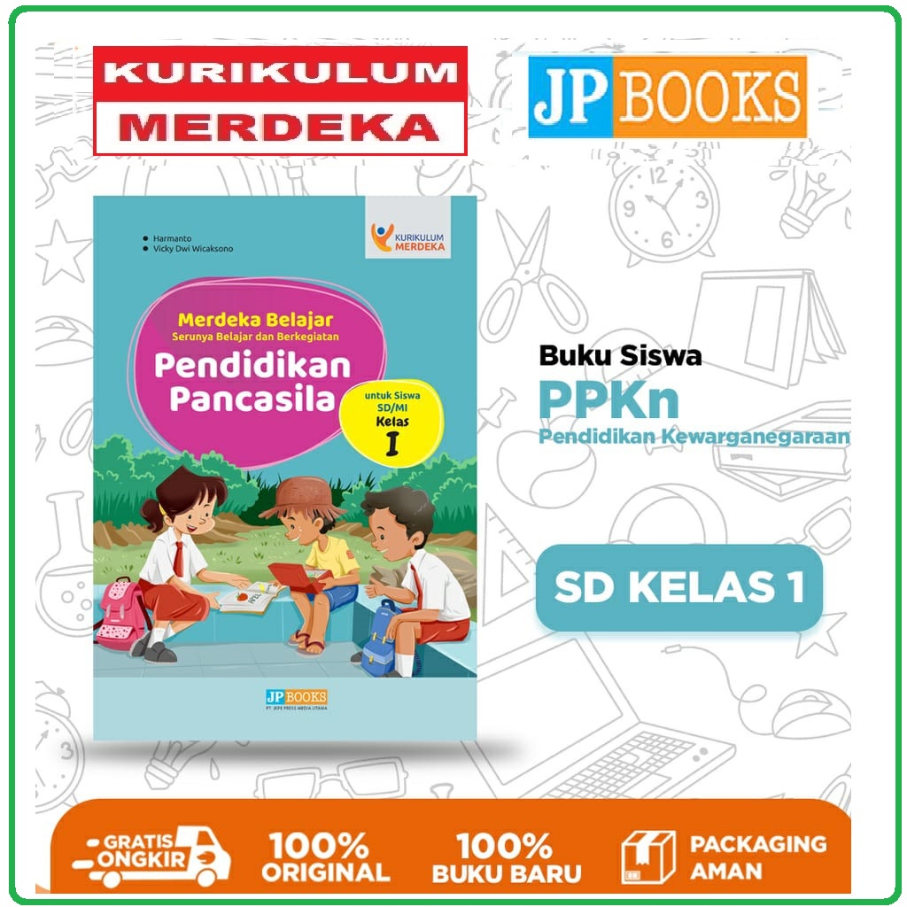 Jual Buku Merdeka Belajar PPKN SD Kelas 1 - Penerbit JP Books (Buku ...