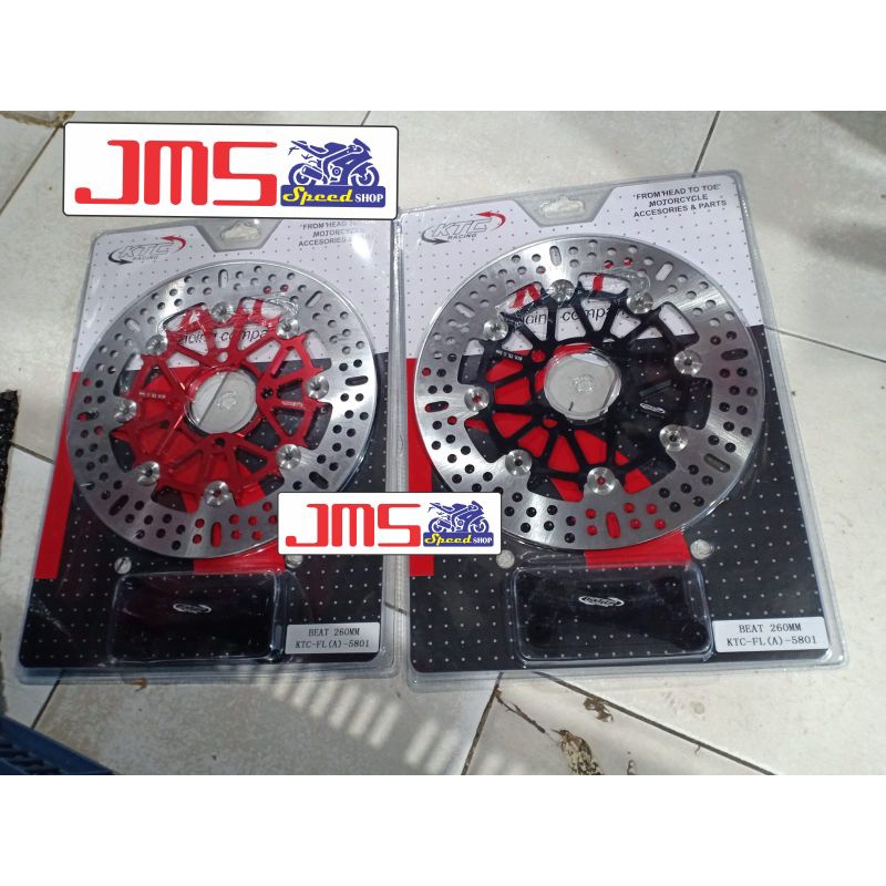 Jual piringan cakram disc ktc racing cnc lebar plus breket 260 mm soul ...
