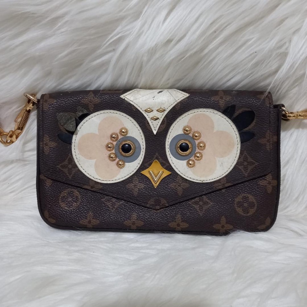 Lv owl store sling bag