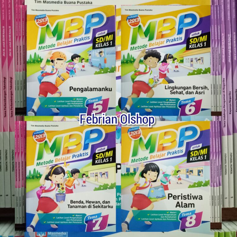 Jual Buku Metode Belajar Praktis Mbp Sd Mi Kelas 1 Tema 5 6 7 8