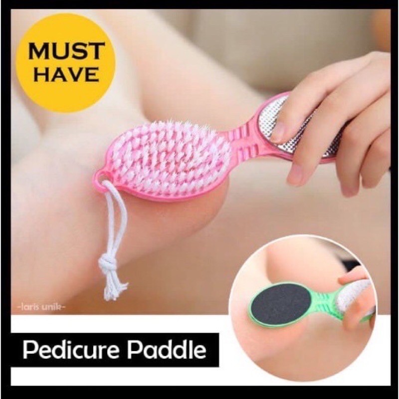 Jual Alat Gosok Sikat Kaki Pedicure Batu Apung Gagang 4 In 1 Shopee