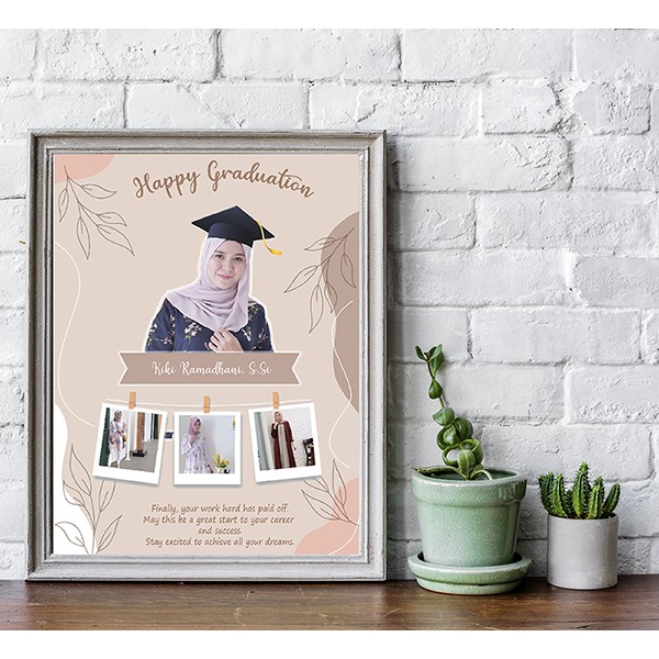 Jual Softfile Desain Foto Happy Graduation Happy Wedding Kado