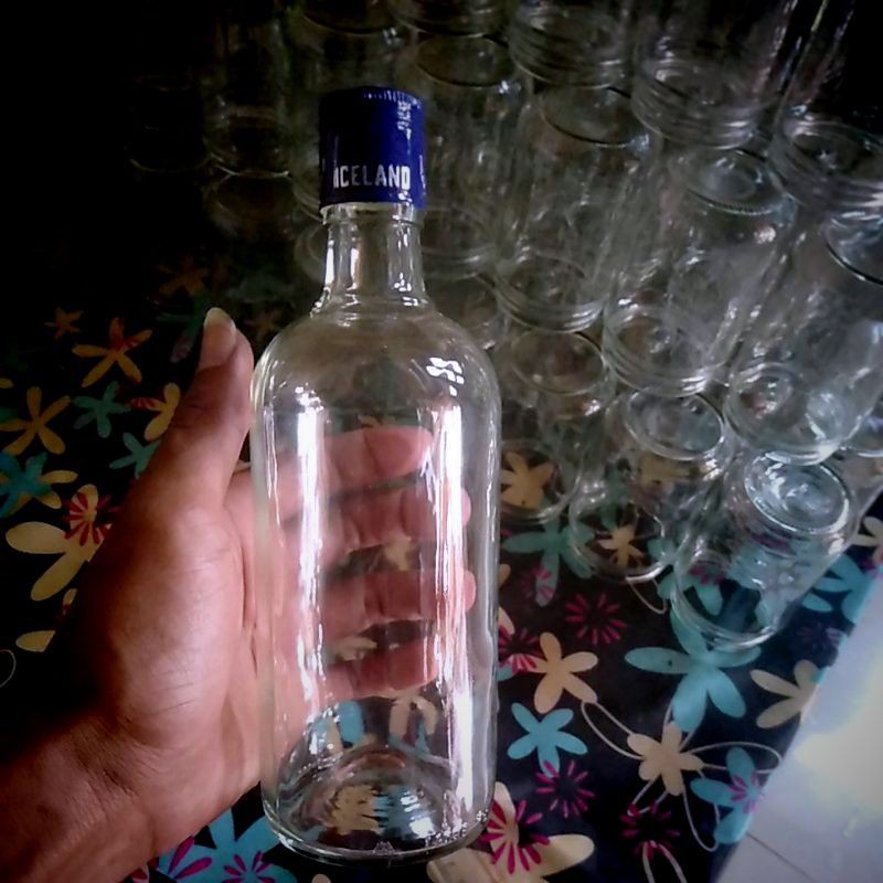 Jual BOTOL KACA 500 ML BOTOL POLOS BEKAS MINUMAN /1PCS | Shopee Indonesia