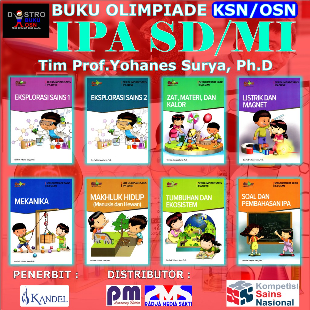 Jual Buku Ksn Osn Olimpiade Sains Ipa Sd Mi Tim Prof Yohanes Surya Ph D Metode Gasing Shopee 0624