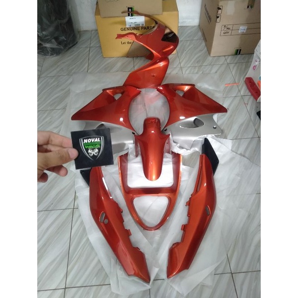 Jual FULLBODY NINJA RR OLD ORANGE OREN ORIGINAL KAWASAKI ORIGINAL ...