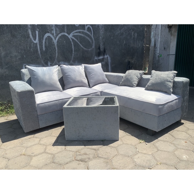 Jual Free Ongkir Jabodeetabek Sofa L Putus Minimalis Meja Garansi Tahun Shopee Indonesia