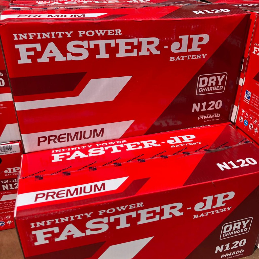 Jual ACCU FASTER JP N120 12V 120AH - AKI BASAH BATERAI BATTERY | Shopee ...