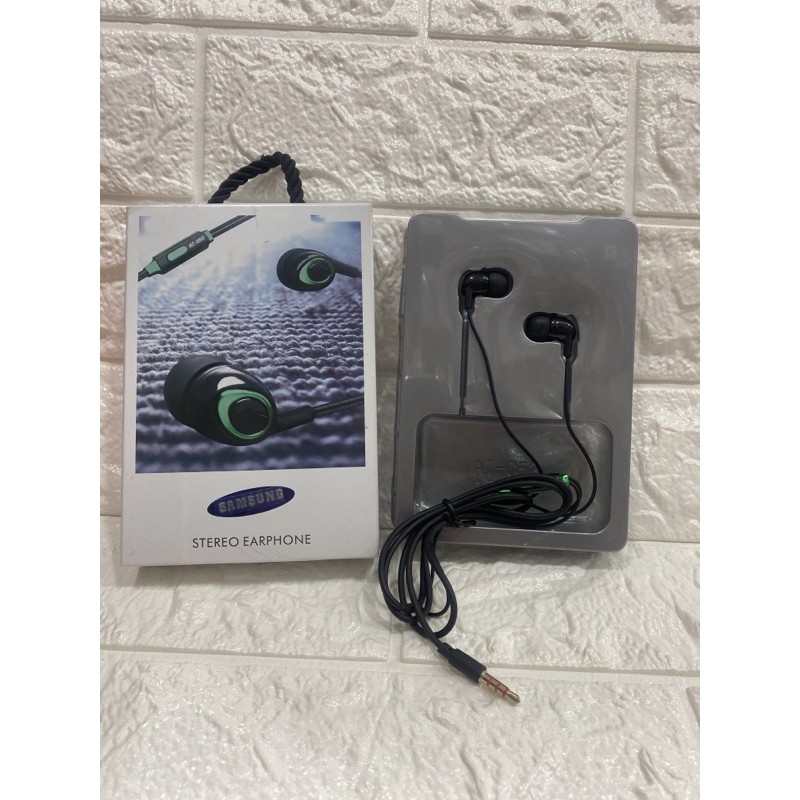 Jual earphone Stereo AT-050 sam | Shopee Indonesia