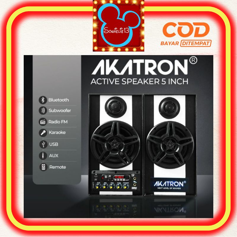 Jual Speaker Aktif 5 INCH Bluetotooth+remote Bisa Karaoke Music Super