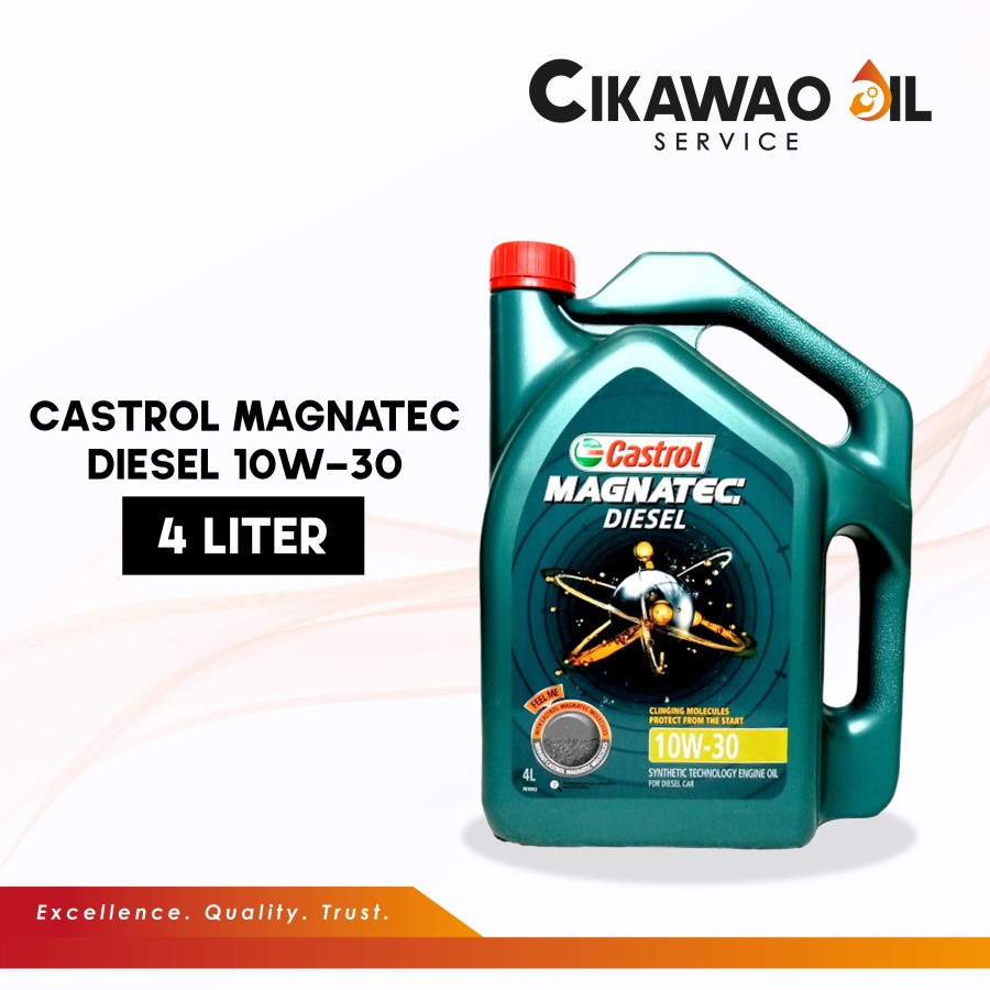 Jual Oli Mesin Castrol Magnatec Diesel 10W-30 4L (Untuk Mobil Diesel ...