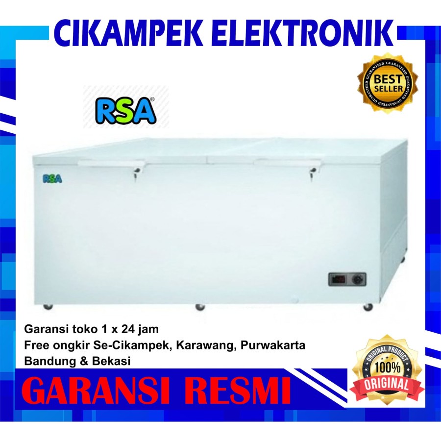 Jual CHEST FREEZER RSA CF-600 / FREEZER BOX RSA CF 600 | Shopee Indonesia