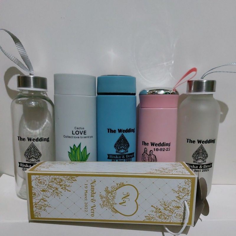 Jual Box botol tumbler untuk hampir semua jenis tumbler ftee cetak nama ...