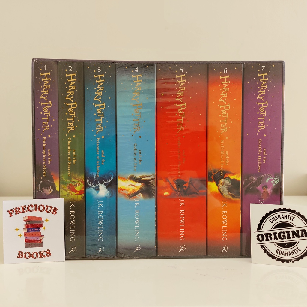 Jual Novel Bahasa Inggris Harry Potter the Complete Collection Box