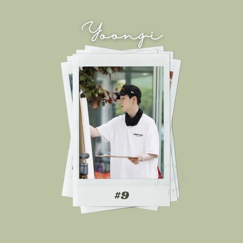Jual BTS In The Soop Polaroid (Suga/Yoongi version) Shopee Indonesia